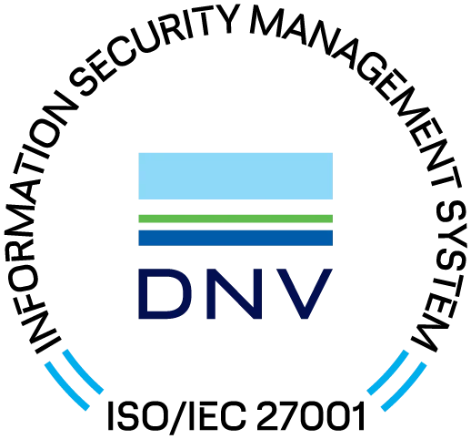 DNV-gecertificeerd ISO/IEC 27001